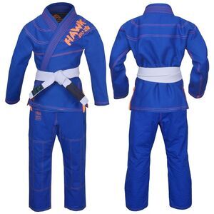 Hawk Sports Brazilian Jiu Jitsu Gi for Kids, K0 blue Ultra-Light Extra Tough Pre